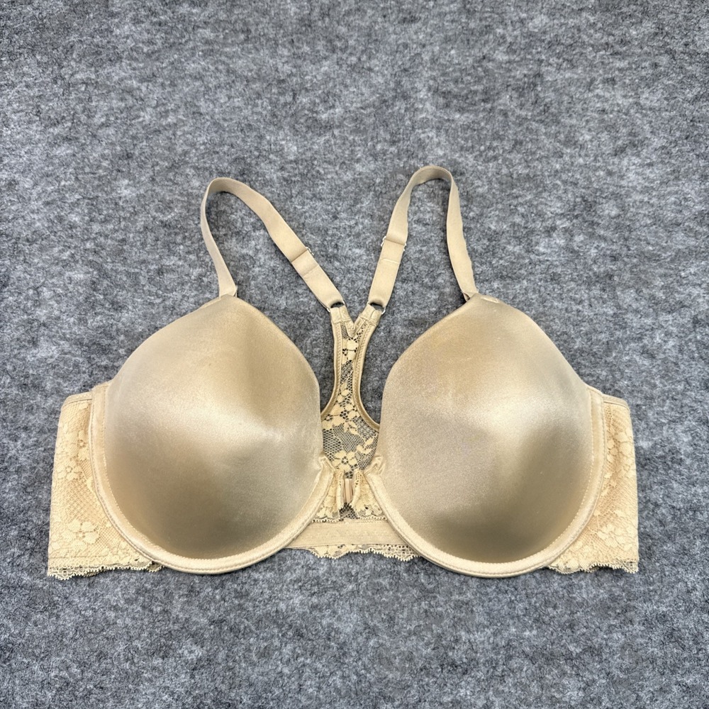 NWOT Maidenform One Fab Fit racerback bra women's 38D neutral front hook 07112